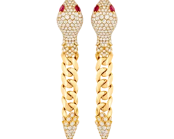 Aretes Serpent Pavé de Diamantes
