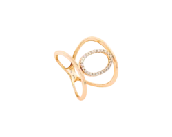 Anillo Orbita de Diamantes