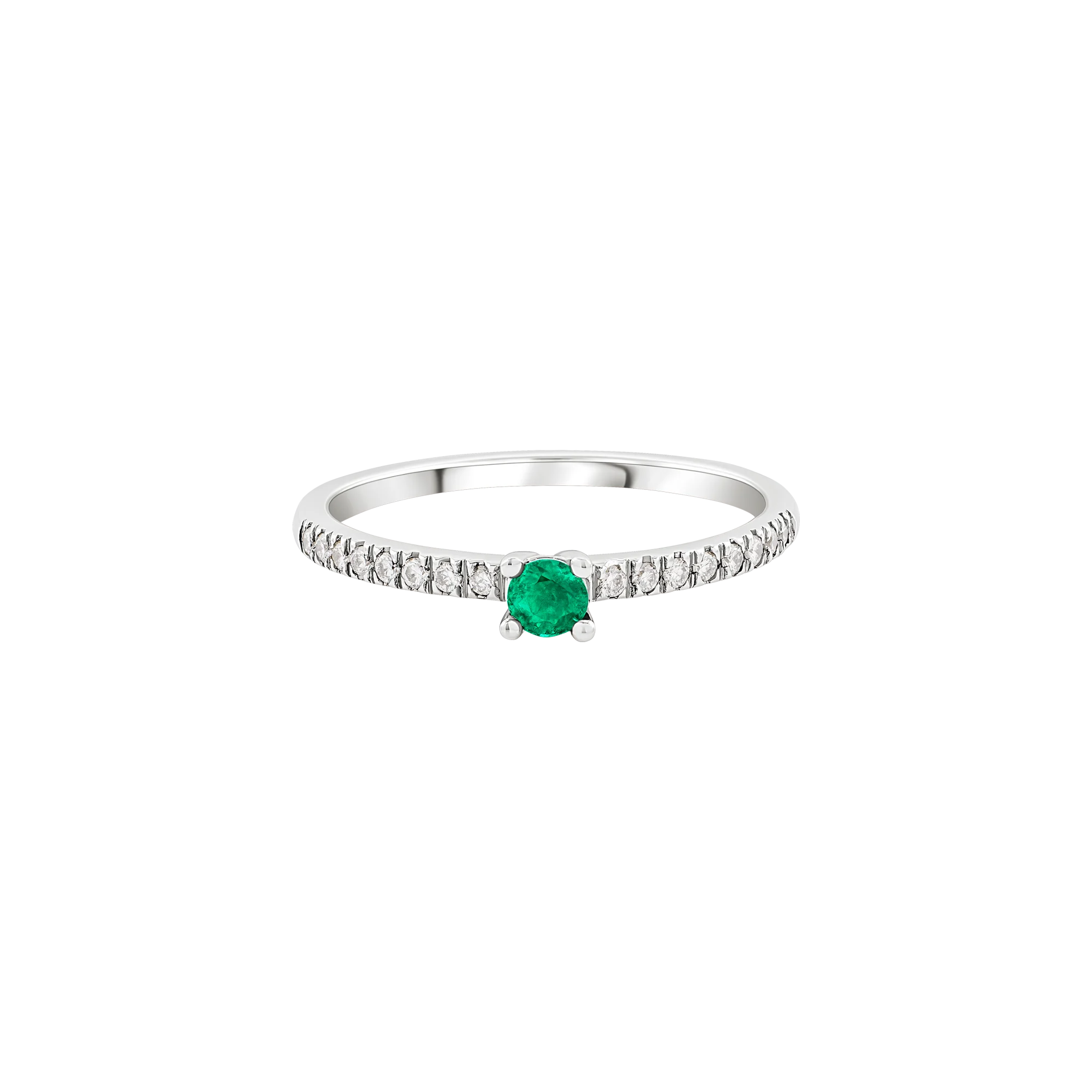 Anillo de esmeralda central